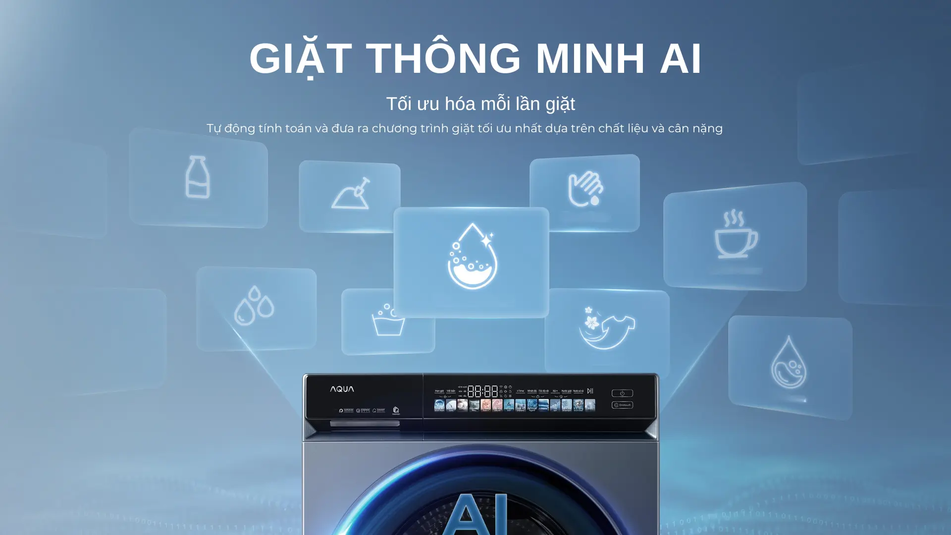 Máy giặt lồng ngang Aqua 10kg INVERTER AW10-BP4959U1K(B)